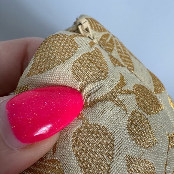 NWT Frances Valentine Gold Floral Jacquard Petrie Pant Size 4 - Picture 13 of 14